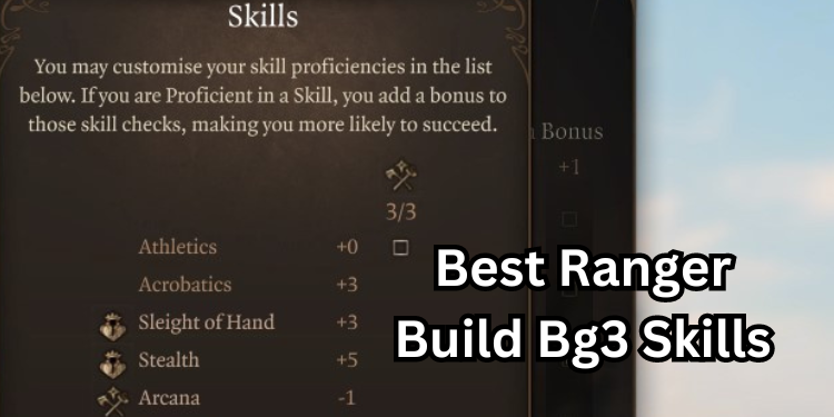 Best Ranger Build Bg3 Recommended Skills | Gamerglen.com