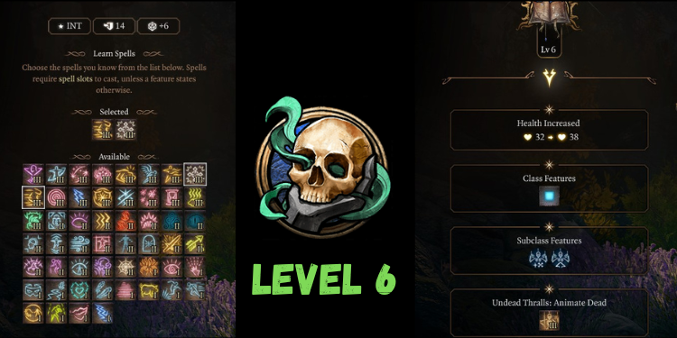 level 6 Best Bg3 Necromancer Build spells | Gamerglen.com