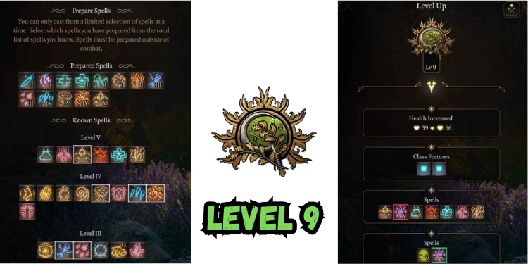 level 9 Best Bg3 Druid Build spells | Gamerglen.com