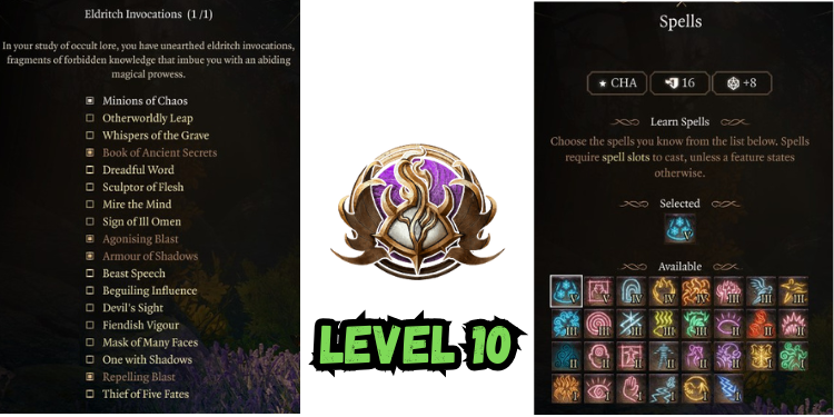 level 10 Best Bg3 Wyll Build spells | Gamerglen.com