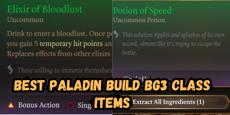 Best Paladin Build Bg3 Class Items | Gamerglen.com