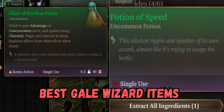 Best Gale Build Bg3 Consumables, Potions, and Items | Gamerglen.com