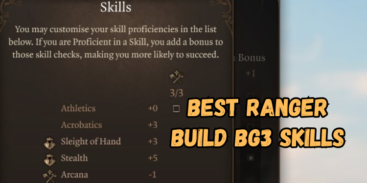 Best Ranger Build Bg3 Recommended Skills | Gamerglen.com