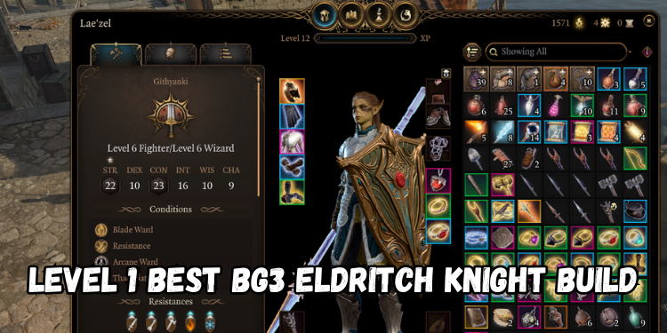 level 1 Best Bg3 Eldritch Knight Build | Gamerglen.com