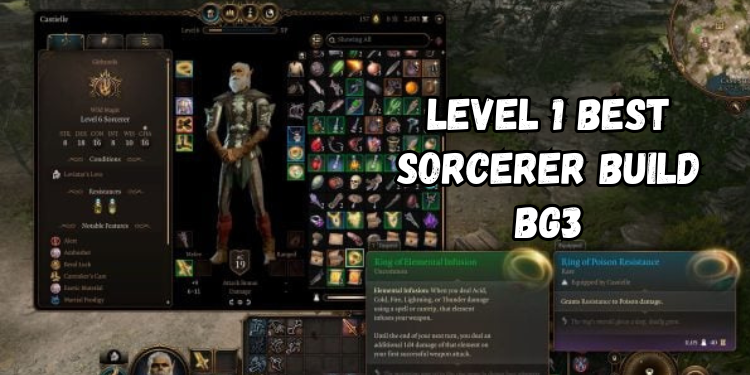 level 1 Best Sorcerer Build Bg3 | Gamerglen.com