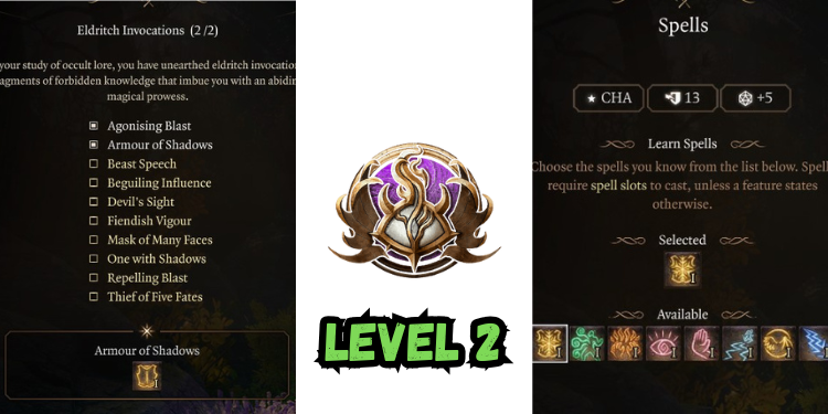 level 2 Best Bg3 Wyll Build spells | Gamerglen.com