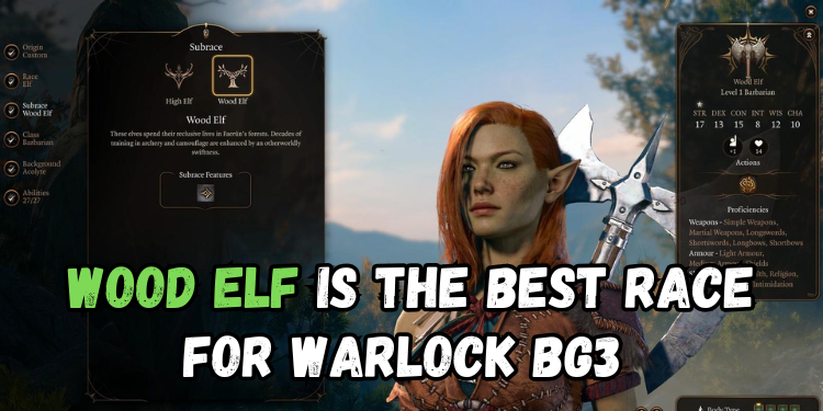 Wood Elf Is The Best Race For Warlock Bg3 | Gamerglen.com