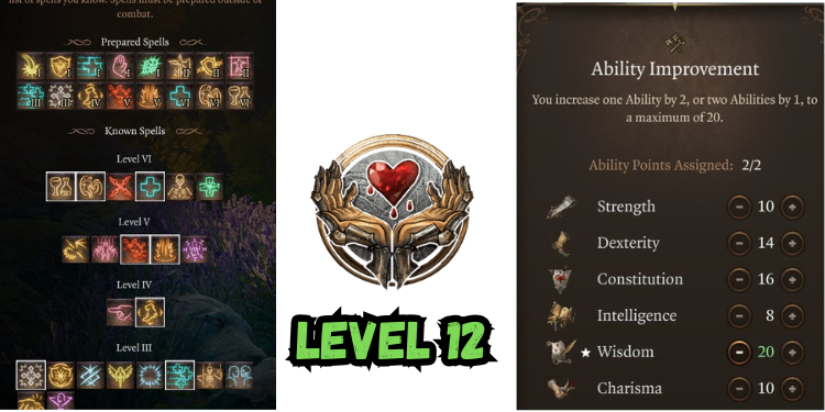 level 12 Best Bg3 Shadowheart Build spells | Gamerglen.com