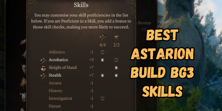 Best Astarion Build Bg3 Recommended Skills | Gamerglen.com