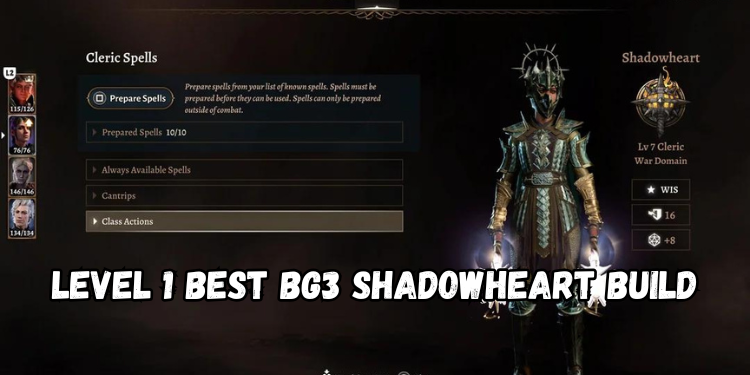 level 1 Best Shadowheart Build Bg3 | Gamerglen.com